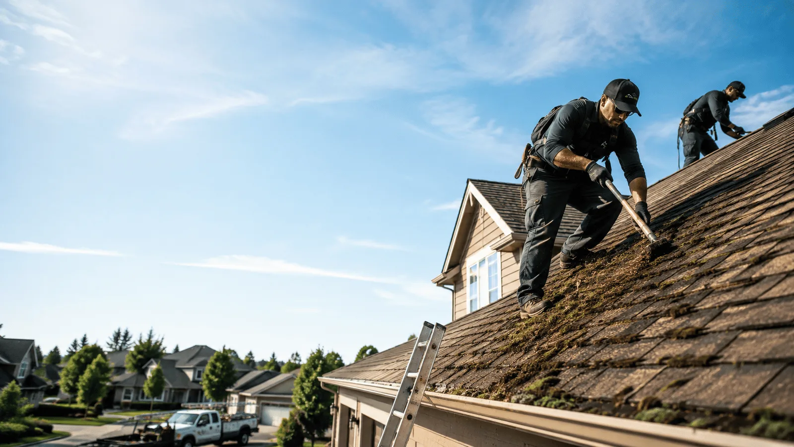 Roof Moss Removal in Cascade, WI near me
